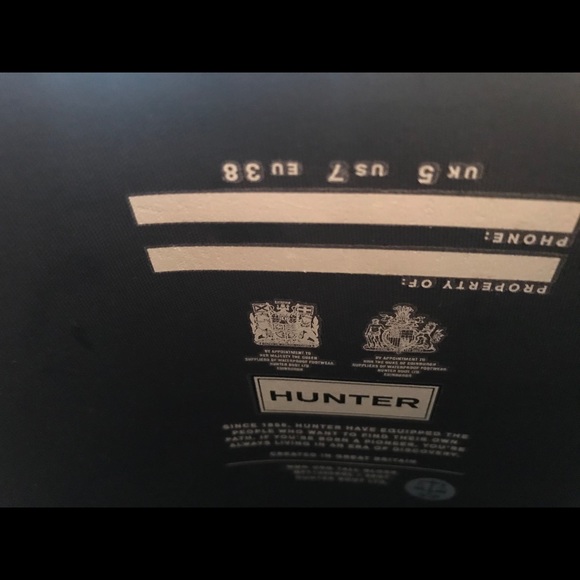 Hunter Rain boots tall BRAND NEW - Picture 3 of 4